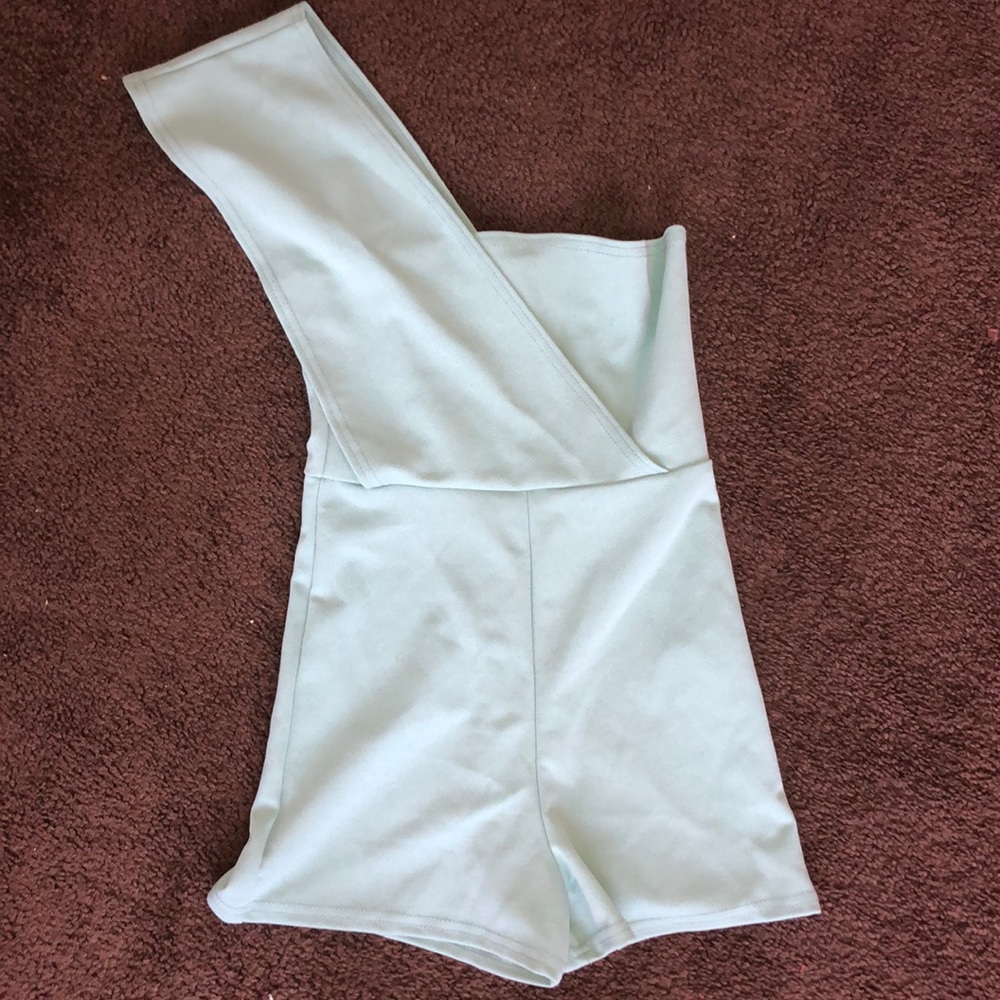 Mint green romper